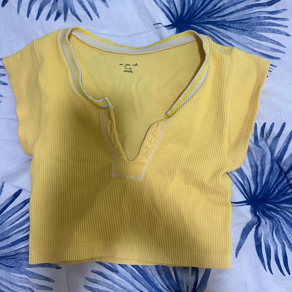 Urban outfitters yellow top
